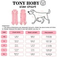 thumbnail image 3 of TONY HOBY Dog Pajamas, Dog Onesies Jumpsuit, Dog Recovery Suit After Surgery for Small Medium Dog (Pink, Girl, S), 3 of 8