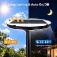 thumbnail image 2 of MORGLAD 89" Solar Lamp Post Light with Steel Pole & Base, 750 LEDs 2800LM Outdoor Street Light, Solar Powered & DC Backup Charging, IP65 Waterproof, 2 of 9