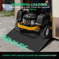 thumbnail image 5 of 36"x24" Shed Ramp for Riding Mower, 750 LB Capacity, Anti-Slip Punch Plate Alloy Ramp for ATV, Motorcycle, Garage & Barn,1PC, 5 of 9