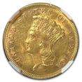 thumbnail image 2 of 1878 $3 Gold Princess MS-61 NGC, 2 of 3