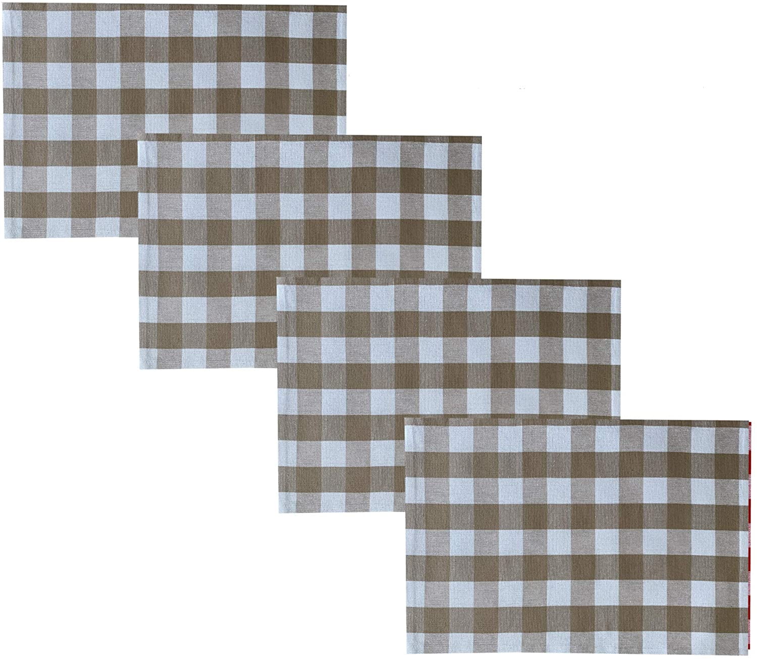 Newbridge Farmhouse Buffalo Check Rustic Cotton Placemats Cottage