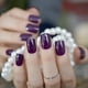 thumbnail image 1 of Elevenail Elegante Púrpura Brillante Prensa en Uñas Postizas Cortas Squoval Uñas Postizas Diaria Oficina Salón Manicura Reutilizable Acrílico Nail Art Tips Regalo para Mujeres Niñas, 1 of 5