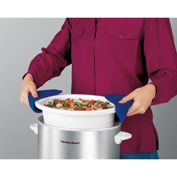 Hamilton Beach 4-Quart Cocinador lento con lavavajillas Guardo Crock & Hamilton Beach Hamilton Beach