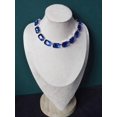 thumbnail image 3 of Multicolor Crystal Statement Choker Necklace With Square Faceted Stones, 3 of 15
