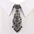 thumbnail image 1 of Cravate en Strass Mode Ajustable Cravate de Fête Cravate en Strass pour Hommes Femmes, 1 of 10