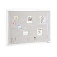 thumbnail image 1 of VEVOR Tableau d'Affichage Mural en Liège Blanc 48"x36 Pouces avec Surface en Lin, 1 of 9