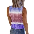 thumbnail image 3 of Eashery Tank Tops for Womens Sleeveless Vest Womens Vest Purple XL, 3 of 5