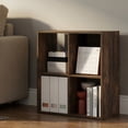 thumbnail image 3 of Furinno PELLI 4 Cube 2 x 2 Bookshelf  11.6 x 24.2 x 24.2 Amber Pine, 3 of 5
