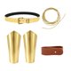 thumbnail image 3 of Conjunto 4 cinturones caballero medieval para mujer, accesorios clásicos para disfraces Halloween y festivales., 3 of 9