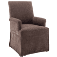 thumbnail image 3 of Elegant Upholstered Dining Chair with Skirted Base, Accent Armchair for Living Room, Bedroom, Dining Room, 3 of 10
