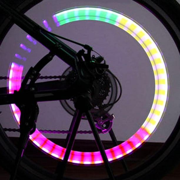 2 uds bicicleta coche Motor rueda neumático válvula tapa llanta rueda vástago tapa luces