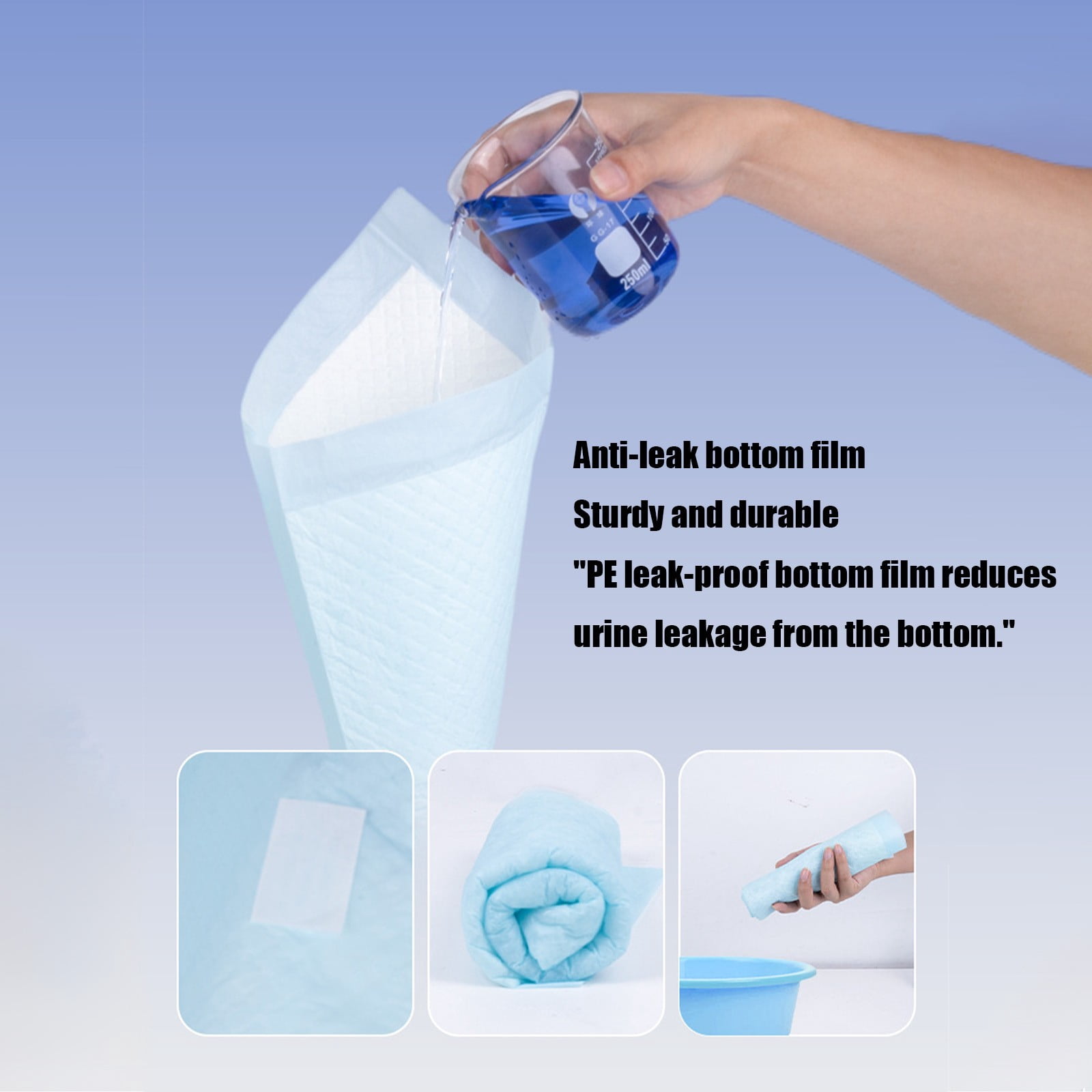 Female Dog Diaper Pet Diaper Pads,Thickened Disposable Dog Diapers,Leak-Proof Non-Wet Female Dog Protection Vibrantes Lifes