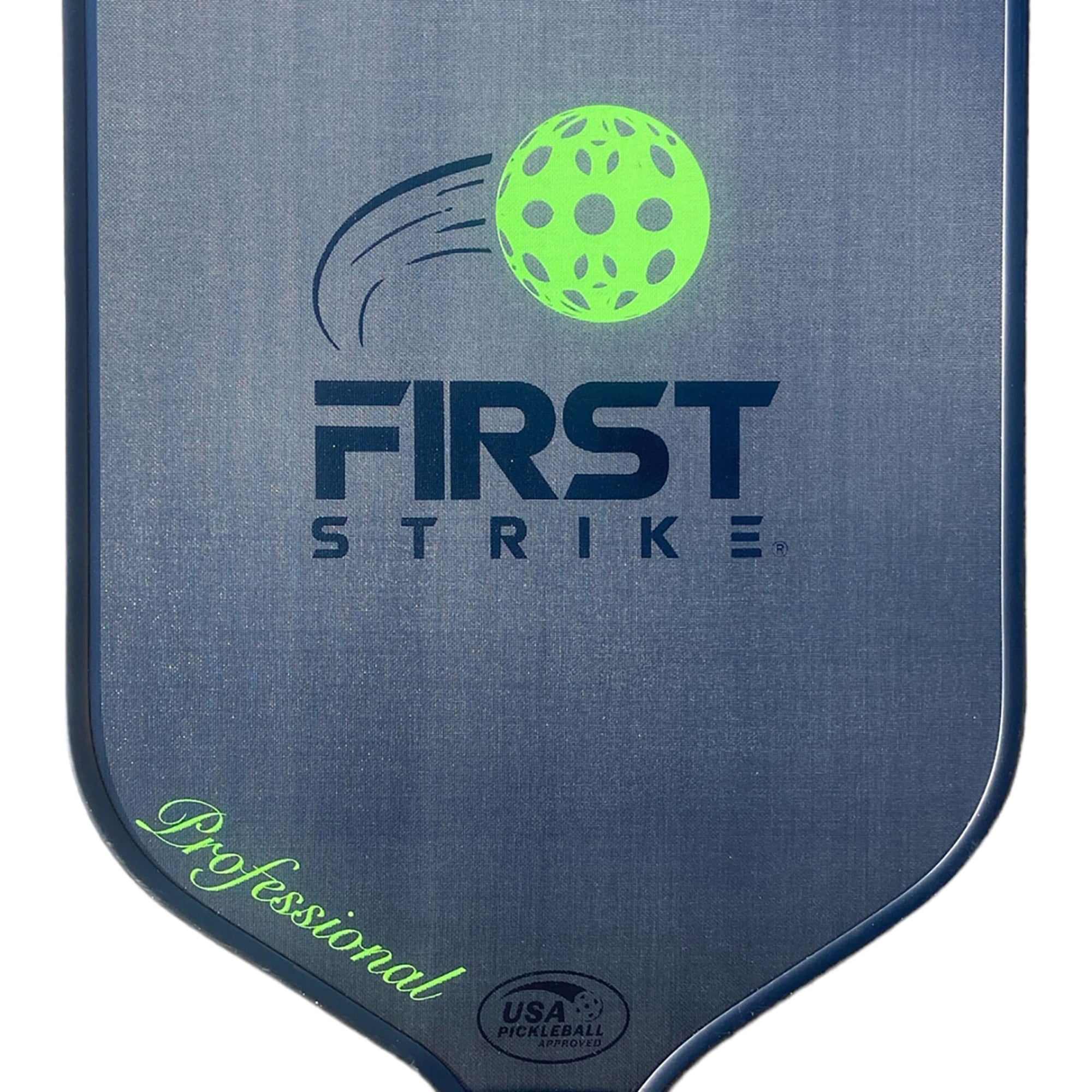 First Strike Pickleball: Professional Pickleball Paddle - Elongated, 16.4 x 7.5", Polymer Core, Carbon Fiber Surface, Advanced Edge Guard, 4 1/4" Grip