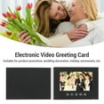 thumbnail image 3 of Electronic Video Greeting Card HD 720P Video Brochure Personalized Advertising Display Special Occasions, Plastic, Metal, 3 of 7