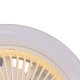 thumbnail image 2 of M Buder Ventilador de Techo con Luz LED 25.9 cm / 10.2 inches 30W E27 Control Remoto 3 Velocidades 3 Colores Silencioso Amarillo Moderno, 2 of 9