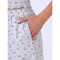 thumbnail image 5 of DARING DIVA Women's Ruffle Trim  Ruffled Camisole Tank Top and Shorts Pajamas Set M Gray, 5 of 7