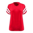thumbnail image 2 of Womens Summer Tops Oversized Short Sleeve Business Casual T Shirts Trendy Fashion Clothes Spring 2026 S-5XL, 2 of 3