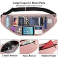 thumbnail image 4 of Gash Hao Crossbody Fanny Pack with 4-Zipper Pockets,Gifts for Workout Traveling Running Casual Hands-Free Wallets Waist Pack Bag Carrying, 4 of 6