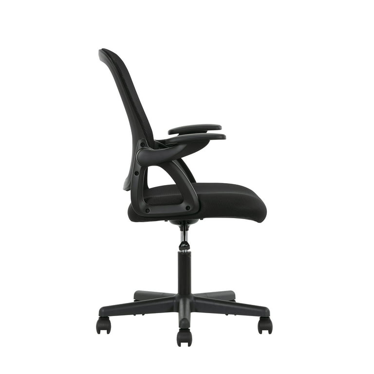 Fixed Arm, Black, Desk Chair - 36FK02