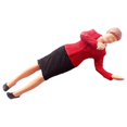 thumbnail image 2 of Ruiboury Miniature Hand-Painted Model People Figure Diorama Scenery Lifelike and Charming Hostess Red height 2.8-3cm 1Set, 2 of 6