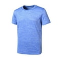 thumbnail image 4 of VBTAPA Mens Short Sleeve Workout Shirts Lightweight Moisture Wicking Athletic Running Tops Solid Color Crew Neck T-shirt Sky Blue XL, 4 of 6