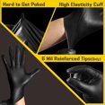 thumbnail image 2 of Guantes desechables de nitrilo COOLJOB, 5 mil, 100 unidades, grandes, 2 of 7