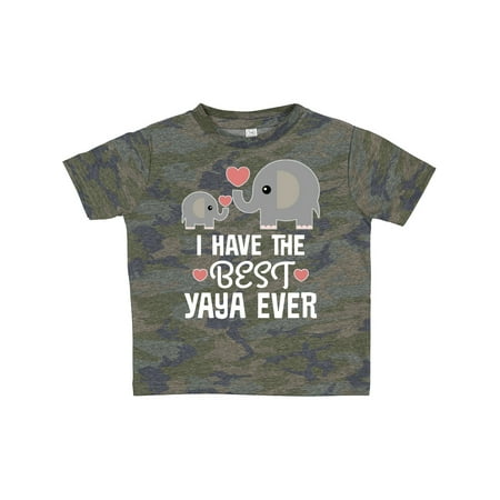 

Inktastic Best Yaya Ever Grandchild Gift Toddler Boy or Toddler Girl T-Shirt