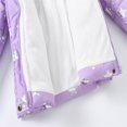 thumbnail image 4 of Tdoqot Girls Winter Coats With Hood- Warm Zip Up Casual Long Sleeve Quilted Jackets Purple Size 8-14 Years, 4 of 8