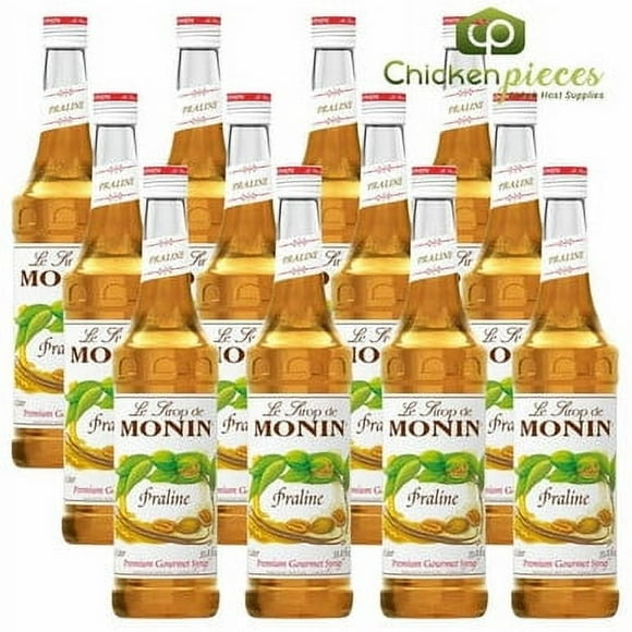 Monin Premium Praline Flavoring Syrup 750mL/25.36oz (12/Case)