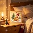 thumbnail image 5 of Christmas DIY Color Diamond Art Kits for Adults, Santa Claus Snowman Teddy Bear Crystal Bead Art Set, 3D Embossed Handmade Canvas Art, Home Wall Table Decor, Stress Relief Craft & Xmas Holiday Gift, 5 of 9