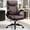 Coffee, variant on COOLHUT Big and Tall Office Chair 500LBS Wide Seat Ergonomic Computer Desk Chair, High Back Executive PU Leather Chair, Adjustable Armrest and Lumbar Back Support Office Chair, Brown