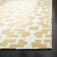 thumbnail image 3 of SAFAVIEH Four Seasons Bradford Geometric Polyester Area Rug, Gold/Ivory, 5' x 8', 3 of 7
