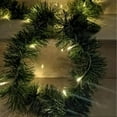thumbnail image 6 of 9.8 FT Wall Mounted Christmas Tree Garland - Flat Christmas Tree, with Christmas Snowflake Lights, for Wall Decor, Holiday Christmas Decorations for Mantle Wall Door, 6 of 8