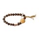 thumbnail image 2 of Pulsera de Cuentas de Madera Mala Meditación Raíz de Bodhi Pulsera de Cuentas de Oración de Loto, 2 of 9