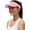 Hot Pink, variant on Minzimin Dry Sun Visor Hat,Lightweight Sun Protection Sports Visor for Running Golf Tennis Women