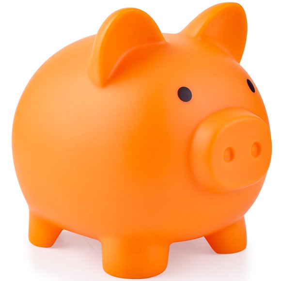 Piggy Bank PJDRLLC de plástico irrompible para niñas y niños