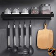 thumbnail image 1 of Amdohai MOOING Kitchen Holder without Drilling with 6 Hooks, Kitchen Shelf Wall, 1 of 8