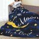 thumbnail image 2 of LHSHID I Love You to The Moon and Back Throw Blanket Fleece Flannel Travel Quilt Warm Decorative Lightweight Plush for Couch Bed Sofa Car Living Room for Kid 60"x80", 2 of 8