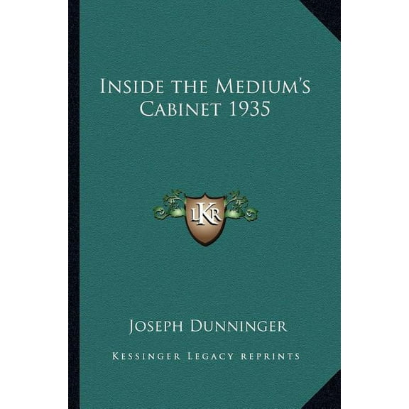 Inside the Medium's Cabinet 1935, (Paperback)