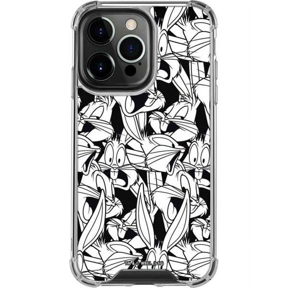 Skinit Cartoons Bugs Bunny Super Sized Pattern iPhone 13 Pro Clear Case
