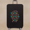 thumbnail image 1 of Travel Accessories Luggage Case Suitcase Dust Protective Cover 18-28 Inch Footprints Pattern Series Trolley Case Elastic Cover 8Footprints021 L, 1 of 6