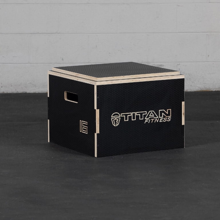 Step Up Exercise Platform Titan Cooler Titan Fitness Wooden Plyometric ...