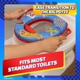 thumbnail image 4 of Asiento para ir al baño Hot Wheels Soft con gancho de almacenamiento para niños pequeños, 4 of 5