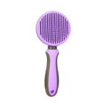 thumbnail image 1 of Cepillo de limpieza automático para mascotas, peine para perros, peine para gatos, depilación, cepillo para gatos para conejos, cachorros y gatitos , púrpura Violeta Fernando Cepillo de limpieza para el cabello, 1 of 6