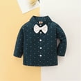 thumbnail image 5 of Karoyedx Toddler Baby Boy Christmas Outfit Baby Boys Formal Suit Set Long Sleeve with Bowtie Suspender Shorts Pants Outfits Clothes Dark Green Size,12-18 Months, 5 of 5
