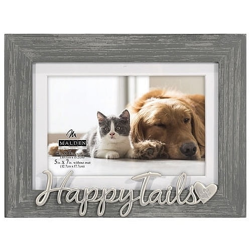 HAPPY TAILS Weathered Expressions 5x7 4x6 frame - 4x6