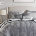 thumbnail image 6 of JERFIT 10-Piece California King Comforter & Quilt Set with Metallic Jacquard, Grey Bedding Ensemble for All-Season Luxury, 6 of 10