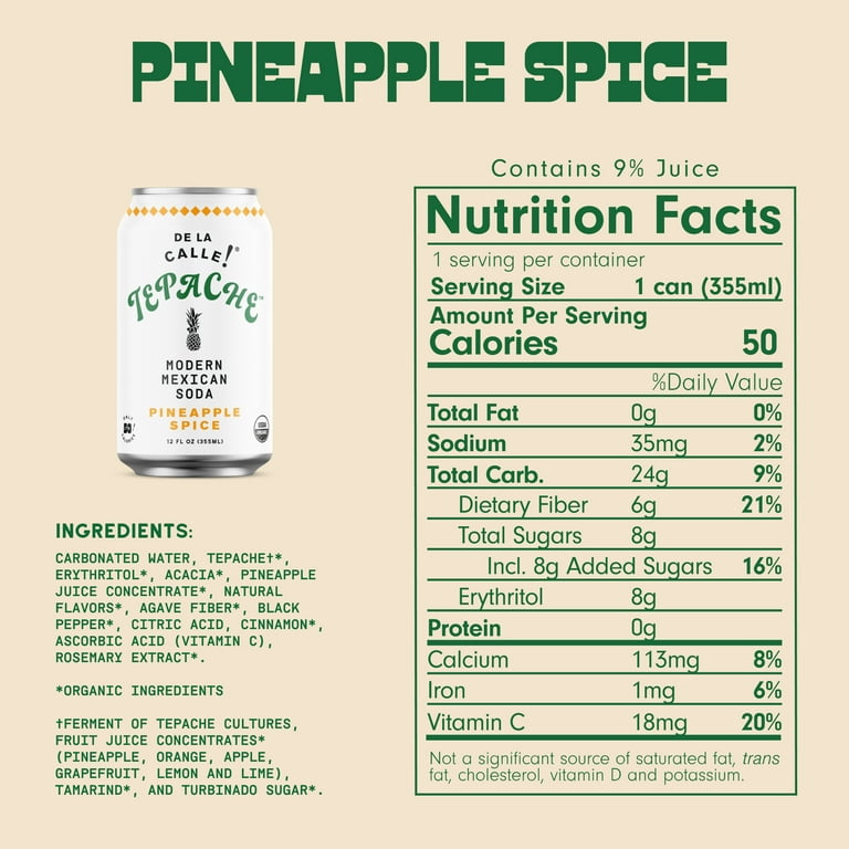 Rechel Espanola　送料分 Amazon.com : De La Calle Organic Traditional Pineapple Spice