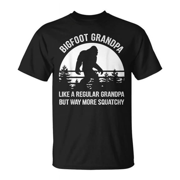 SR Bigfoot Grandpa Like A Regular But Way More Squatchy T-shirt