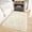 White, variant on IR Imperial Rooms Solid Accent Shag Rug 2x3ft for Entryway Soft Fluffy Area Shaggy Rug White